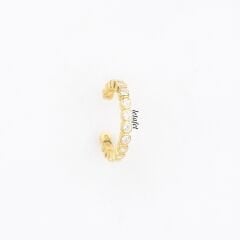 Sıvama Kıkırdak Küpe Beyaz