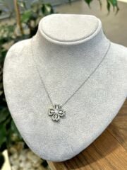 Yonca Gümüş Kolye Yeni Model