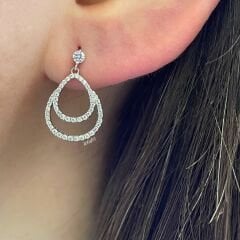 Damla Gümüş Küpe